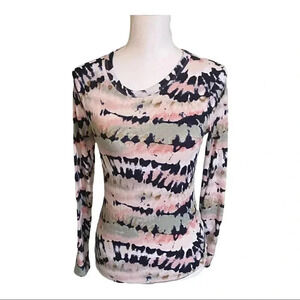 NOBO Tie-Dye long sleeve ribbed shirt size 7/9